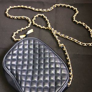 Vintage Navy & Gold Purse